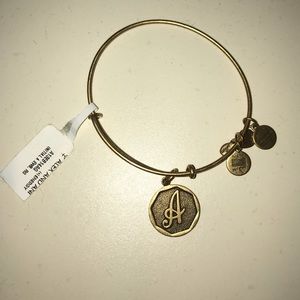 Alex and Ani gold “A” bracelet